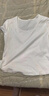 唐獅（TonLion）短袖女裝方領背心夏季新款修身顯瘦正肩短款t恤小個子女士上衣服 曬單實拍圖