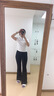 唐獅（TonLion）防曬速干短袖女士夏季新款7A抗菌跑步?jīng)龈羞\(yùn)動(dòng)t恤女裝顯瘦上衣服 曬單實(shí)拍圖