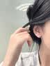 中國黃金（CHINA GOLD）蝴蝶結(jié)足銀耳釘女輕奢小眾高級感2026新款耳飾生日禮物女朋友老婆 足銀蝴蝶結(jié)耳釘【今/次日達(dá)】 曬單實(shí)拍圖