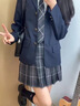 織姬日系英倫jk制服學(xué)院風(fēng)套裝女高校學(xué)生裙外套秋冬季新款西服上衣女 長(cháng)袖襯衫+領(lǐng)帶單件 M 建議90-105斤 曬單實(shí)拍圖