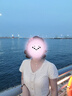 百圖（betu）女裝2026年夏季新款顯瘦遮肚子短袖連衣裙萊賽爾裙子女2604T81 淺杏色 L 曬單實拍圖