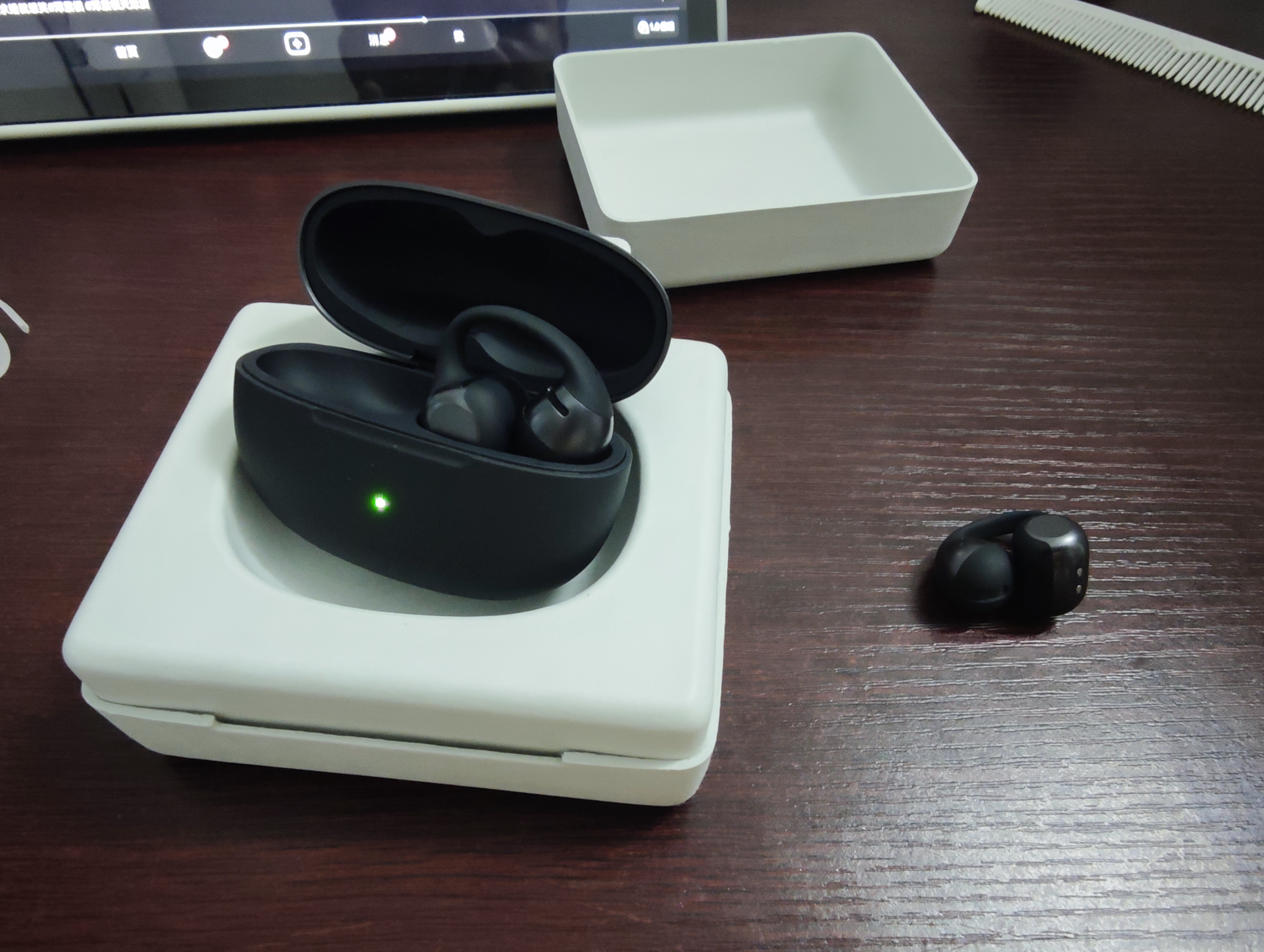 韶音（SHOKZ）【20點搶百元E卡】OpenDots2開放式藍牙耳機耳夾式耳機夾耳式跑步運動AI通話降噪七夕情人節禮物 黑芒星 4日20點搶百元E卡 曬單實拍圖
