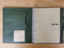 LIHIT LAB.日本LIHIT LAB.喜利SMARTFIT多功能A4分類收納商務辦公30孔活頁資料冊辦公文具 軍綠色 曬單實拍圖