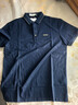 愛(ài)登堡夏季短袖polo衫男裝刺繡商務(wù)通勤翻領(lǐng)保羅t恤深藍(lán)01175/92A(XL) 曬單實(shí)拍圖