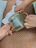 BEIMUS貝姆士ppsu奶瓶寶寶吸管杯防摔兒童牛奶杯1-3歲帶刻度水杯寬口徑 馬爾斯綠-雙把 曬單實拍圖