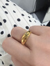 謝瑞麟黃金戒指足金海豚背戒指高背金戒指送女友老婆七夕生日禮物計價 足金海豚背戒指14圈口約0.8克（輕版） 曬單實拍圖