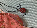 善心堂珠寶朱砂牛年本命年十二生肖吊墜女項鏈男隨身掛件首飾項墜情侶 朱砂生肖項鏈兔 曬單實(shí)拍圖