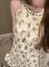 TUNTUN吞吞【蓋茨比晚宴】禮服高端輕奢晚會禮服流蘇吊帶約會千金連衣裙 鎏金杏 S 吞吞碼 曬單實拍圖