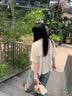 慕兔韓系蕾絲披肩短袖襯衫女2026夏季新款設(shè)計(jì)感小眾寬松休閑上衣 黃色 M 曬單實(shí)拍圖