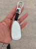 雷靜25款魏牌藍山鑰匙套長(cháng)城2023款WEY南山魏派新摩卡DHT汽車(chē)鑰匙扣殼 象牙白(皮扣套裝) 曬單實(shí)拍圖