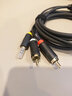晶華 光纖數字同軸音頻轉3.5mm音頻+雙蓮花轉換器線(xiàn) 家用電視機接音響功放數字信號轉模擬信號 同軸音頻轉3.5+2RCA線(xiàn)【合金款】 1.5米 曬單實(shí)拍圖
