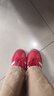 阿迪達(dá)斯（adidas）三葉草 女 GAZELLE INDOOR W  IE1051 淺猩紅  36.5 曬單實(shí)拍圖