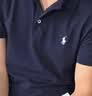 RALPH LAUREN 拉夫勞倫官方旗艦POLO衫男裝RL夏季新品經典款翻領短袖Polo純棉T恤 淺藍配藍 M 建議150-165斤 曬單實拍圖
