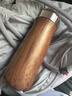 S'WELL木紋系保溫杯男女士高顏值不銹鋼保冷水杯辦公家用杯子七夕禮物 【男生首選】柚木寬口杯470ml 曬單實拍圖