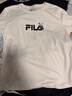 FILA 斐樂官方大熊貓短袖T恤女秋修身純棉百搭運動休閑上衣 曬單實拍圖