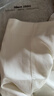 拉夏貝爾老錢風萊賽爾天絲闊腿褲女夏季薄款休閑彎刀褲 白色【常規款】 L 曬單實拍圖