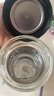 希樂(lè)（cille）玻璃杯水杯男2026新款泡茶杯男士專用茶水分離大容量透明帶蓋杯子 雙層-500ML深灰色【送杯刷】 無(wú)規(guī)格 曬單實(shí)拍圖