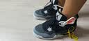 耐克NIKE男子休閑鞋喬丹AJ4 JORDAN 4中幫運動鞋FQ8138-002黑白44.5 曬單實拍圖