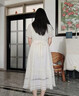 紫洛妮（ZILUONI）初中生連衣裙2026夏季甜美學院風仙女長裙少女高中學生公主裙顯瘦 香檳色 S 70-95斤 曬單實拍圖