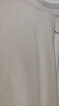 FILA FUSION斐樂潮牌男子針織短袖衫夏季新款時尚休閑寬松T恤 云白色-WT XL 180/100A/XL 曬單實拍圖
