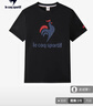 樂卡克（Le coq sportif）法國公雞2026年春夏男款短袖T恤 炫黑色 L 曬單實拍圖