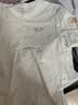真維斯（Jeanswest）純棉內(nèi)搭打底衫女夏季寬松高級感上衣服慵懶風休閑圓領短袖t恤女 曬單實拍圖