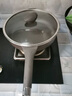 BAMBETEL德國品牌晶鉆鈦煎鍋家用無涂層不粘鍋加深炒菜鍋煎蛋無油煙平底鍋 晶鉆鈦煎鍋有蓋 2-3人 26cm 曬單實拍圖