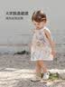 babylove女寶寶連衣裙夏季薄款純棉掛脖裙甜美國風裙子公主裙清涼夏裝 曬單實拍圖