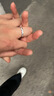 中國黃金（CHINA GOLD）銀手鐲女款足銀滿天星手鐲時尚款推拉銀鐲子情人節生日禮物送女友 【京速達】親膚足銀*滿天星手鐲【10g±1g】 曬單實拍圖