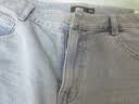 森馬（Semir）牛仔褲女夏季涼感抑菌做舊顯瘦A字直筒褲2045復古寬松風短褲潮流 曬單實拍圖
