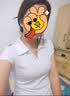 馬克華菲（MARK FAIRWHALE）V領(lǐng)短袖t恤女韓系氣質(zhì)正肩POLO衫夏季修身收腰翻領(lǐng)上衣 白色 XL 曬單實(shí)拍圖