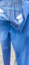 简徒夏季薄款牛仔裤男宽松直筒弹力加肥加大码男装休闲长裤高腰深裆裤 浅蓝-薄款 31/2尺4 实拍图