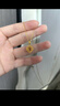 中國黃金（CHINA GOLD）黃金項鏈碎冰冰四葉草999足金項鏈情人節生日禮物送女友老婆媽媽 足金約1.15-1.25g+贈s925銀鏈/禮盒 曬單實拍圖