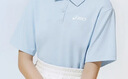 亞瑟士（asics）男女兒童26年夏季吸濕速干科技輕量透氣POLO運動短袖 5002淺藍色 175 曬單實拍圖