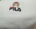 FILA 斐樂官方情侶短袖T恤2026夏男女休閑寬松純棉上衣貓咪針織t恤 曬單實(shí)拍圖