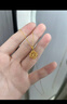 中國黃金（CHINA GOLD）黃金項鏈碎冰冰四葉草999足金項鏈情人節生日禮物送女友老婆媽媽 足金約1.15-1.25g+贈s925銀鏈/禮盒 曬單實拍圖
