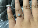 我愛(ài)鉆石網(wǎng) GIA裸鉆定制1克拉鉆戒女求婚結婚鉑金50分鉆石戒指無(wú)奶咖 【GIA】50分E色VS2/3EX/N配托 曬單實(shí)拍圖