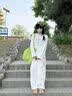 名創(chuàng)優(yōu)品（MINISO）雪花棉t恤女夏季2026新款長袖體恤防曬罩衫女士薄紗寬松大碼上衣 曬單實拍圖
