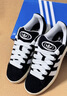 阿迪達斯（adidas）三葉草系列 男鞋女鞋 CAMPUS 00s 休閑鞋 JQ4111 黑色 41 曬單實拍圖