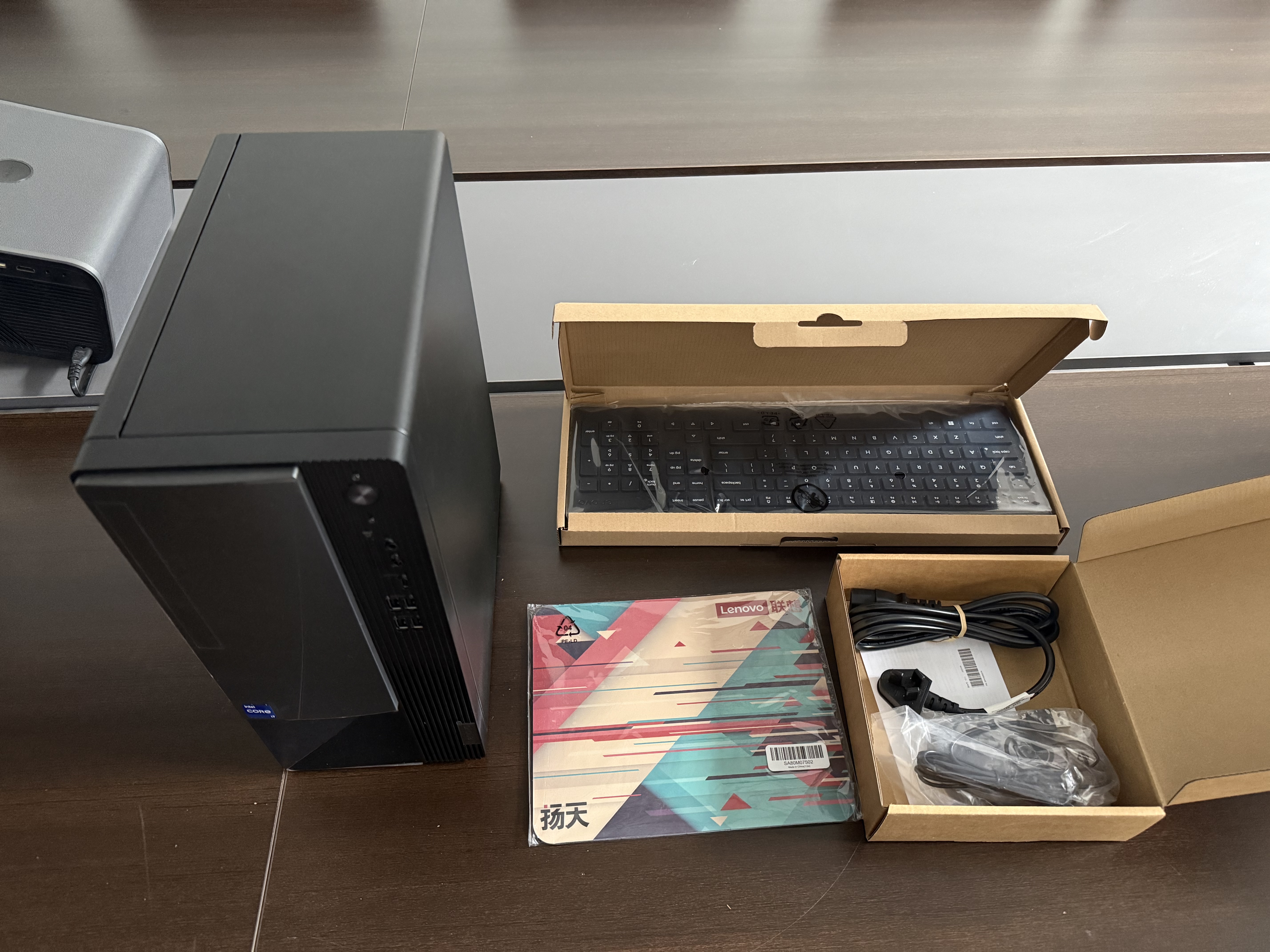 聯想（Lenovo）電腦臺式機揚天M460酷睿i7獨顯商用家用設計制圖直播剪輯辦公臺式機電腦主機整機全套  單主機（帶鍵鼠無顯示器） 定制：i7 16G 1T+256G 集顯 曬單實拍圖