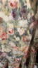 香影【莫奈花園】碎花方領(lǐng)連衣裙女2026夏季新款長裙泡泡袖魚尾裙 粉色 M 160/84A/95-110斤 曬單實拍圖