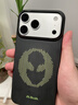 PITAKA適用蘋果iPhone17ProMax手機殼相機按鍵全包Aries聯(lián)名夜光發(fā)光殼磁吸凱夫拉高級超薄保護套 外星人 曬單實拍圖