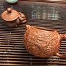 璽翰雅（ROYHOYE）宜興紫砂壺龍騰盛世一粒珠壺360cc原礦黑朱泥名家國(guó)正高工周小明 朱泥 340ml 曬單實(shí)拍圖