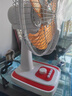 揚(yáng)子臺(tái)式電風(fēng)扇家用節(jié)能輕音臺(tái)扇臥室搖頭扇12寸桌面扇大風(fēng)力電扇學(xué)生宿舍定時(shí)床頭扇 揚(yáng)子12寸紅色臺(tái)扇 曬單實(shí)拍圖