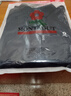 夢特嬌（MONTAGUT）法國桑蠶絲短袖T恤男士無痕免燙夏季中年polo衫爸爸裝 D2297-藏青【短袖】 3XL 185【建議165-185斤】 曬單實拍圖