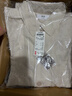 優衣庫棉麻襯衫式茄克/長袖男裝女裝外套夾克482443 38 深褐色 L 曬單實拍圖