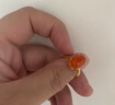 奈維斯汀南紅瑪瑙戒指女925銀金鑲玉開(kāi)口富貴高級(jí)食指戒520禮物 適合范圍13-14cm 曬單實(shí)拍圖