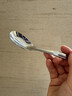 玉米（CORN）兒童餐勺湯勺食品級(jí)316不銹鋼大勺子家用寶寶吃飯可愛(ài)盛湯元寶勺 316L不銹鋼兒童元寶勺1支（3只面包） 無(wú)規(guī)格 曬單實(shí)拍圖