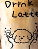 晴碧琳玻璃咖啡杯加厚透明牛奶杯果汁啤酒喝水杯家用卡通可愛小狗杯子 玻璃杯【情侶裝】捧杯+舉杯 【兩個裝】350ml 曬單實拍圖