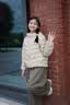 巴拉巴拉兒童排骨羽絨服輕薄男童外套女童2026新款冬季親子裝寶寶衣服保暖 卡其50627-白鴨絨 150 (充絨量61g) 曬單實拍圖